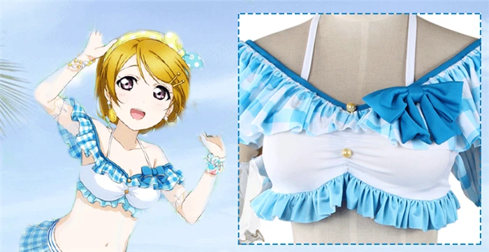 love live cosplay costume KOIZUMI HANAYO bikini Halloween anime dress free shipping | Тематическая одежда и униформа