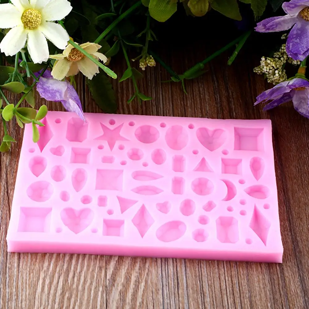 3D драгоценный камень алмазный горный хрусталь силиконовая форма для украшения