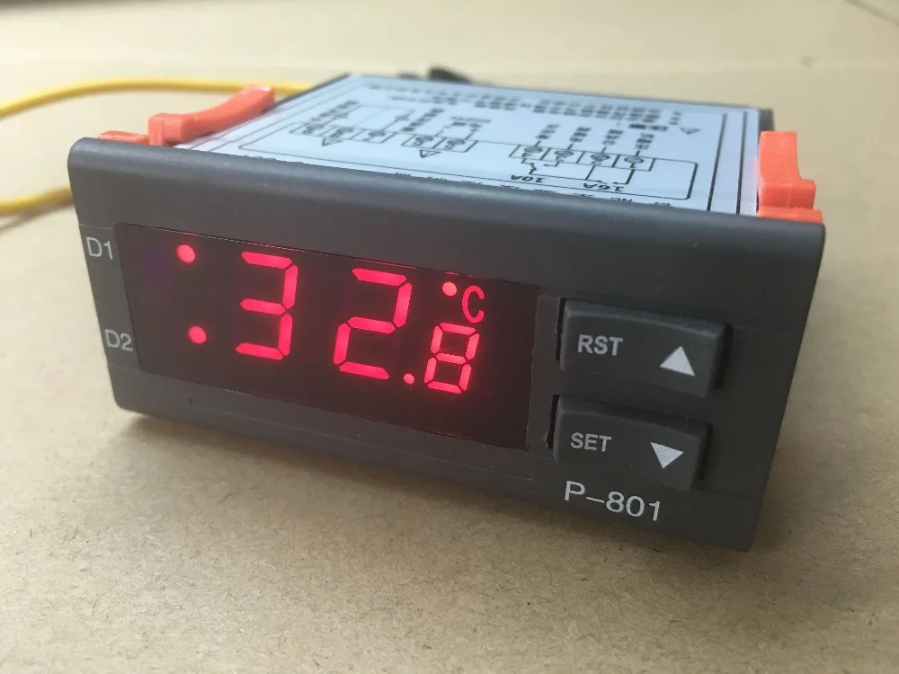 Цифровой ЖК дисплей охладитель воды регулятор температуры Термостат измеритель