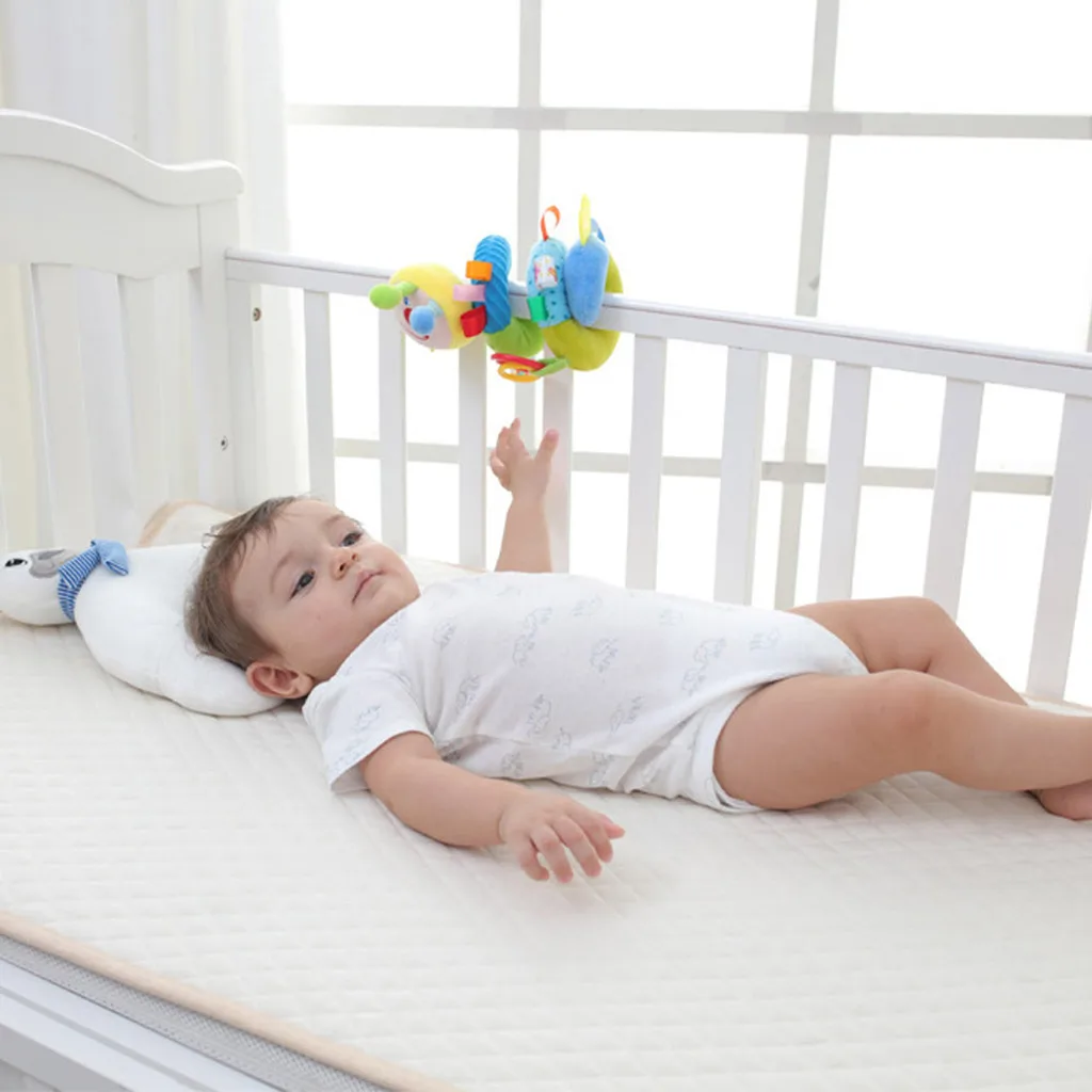 Развивающие игрушки Детские Наручные Погремушки с животными Плюшевые Милые