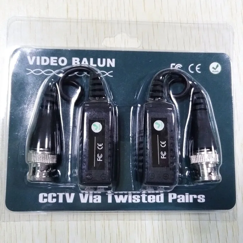Новый 2 шт. высокой четкости AHD HDCVI HDTVI BNC к UTP Cat5/5e/6 видео балун пассивный адаптер