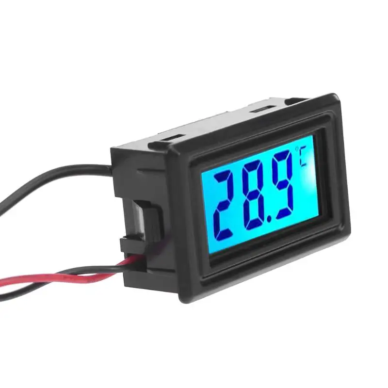 Digital Thermometer LED Backlight Temperature Detector Stand Meter Gauge for PC Water Cooling System | Компьютеры и офис
