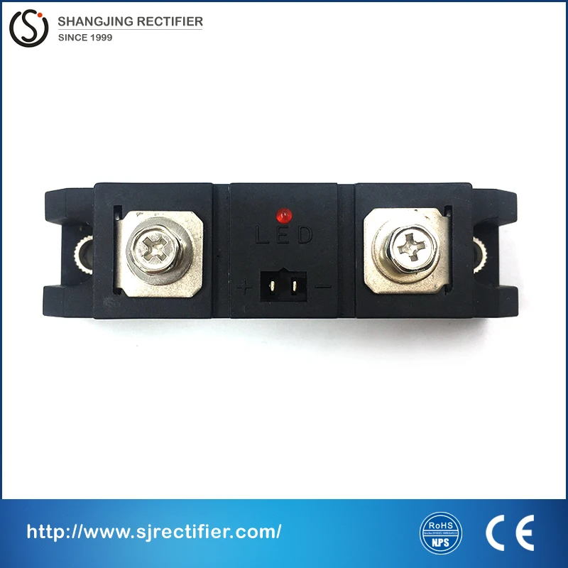 

2017( New arrival solid state relay)SSR current 100A RoHS approval 100% red copper base molybdenum chip single phase (DC-AC)