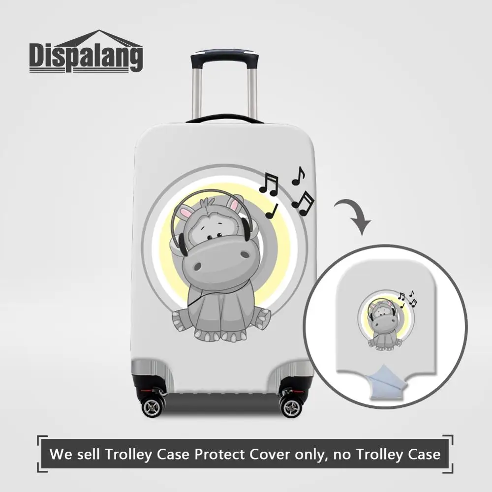Luggage Cover14 Dispalang лиса свинья Сова Единорог принт защитный чехол на чемодан для 18-32 дюймов детей женщин мультфильм аксессуары для путешествий - Цвет: Luggage Cover14