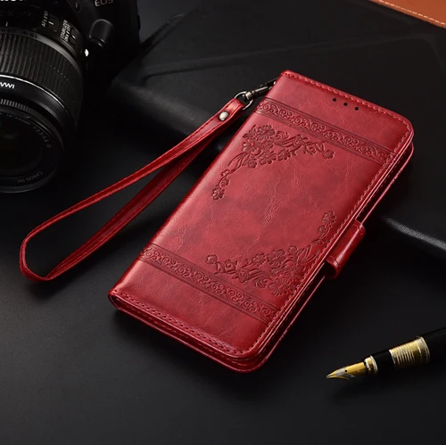 Кожаный чехол-бумажник с откидной крышкой для Xiaomi Redmi 6 5 45 '' чехол магнитный