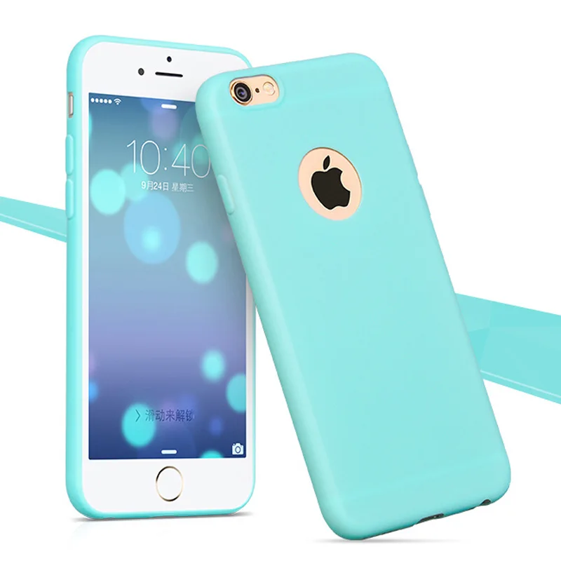 MRRAZA ультратонкий конфеты Цвета телефона чехол для iPhone 8 6 7 плюс мягкая TPU кремния