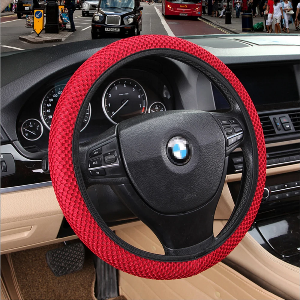 DIY чехол рулевого колеса автомобиля подходит для большинства автомобилей