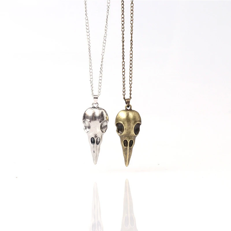 2019 стимпанк Хэллоуин Череп ворона Тыква призрак Цепочки и ожерелья Длинная