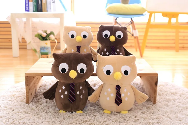 Супер Мягкий Сова Плюшевые Игрушки Куклы Baby Дети Фаршированная Kawaii Чучело 23 см/30