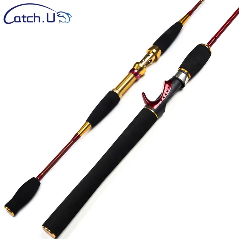 Catch. U 1 8 м Удочка спиннинговая красная жесткая Морская Лодка литые удочки