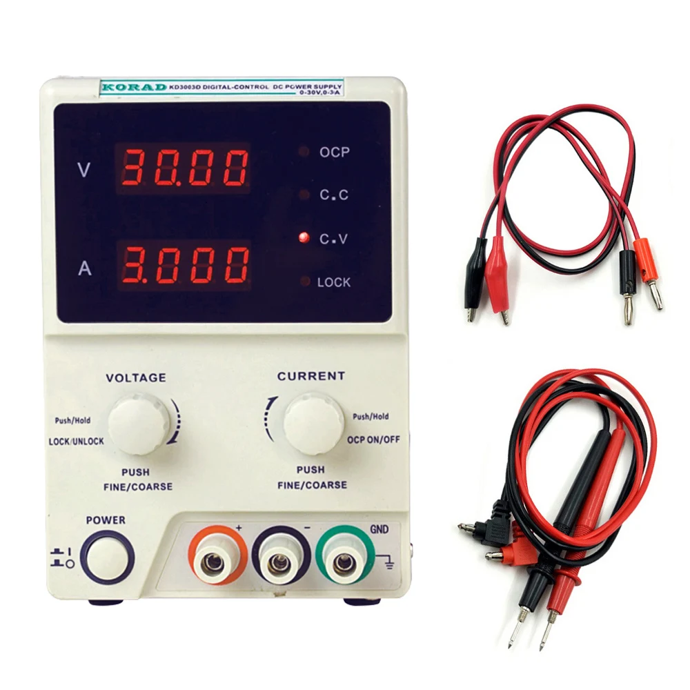 KORAD KD3003D мобильный телефон ремонт Регулируемый источник питания постоянного тока