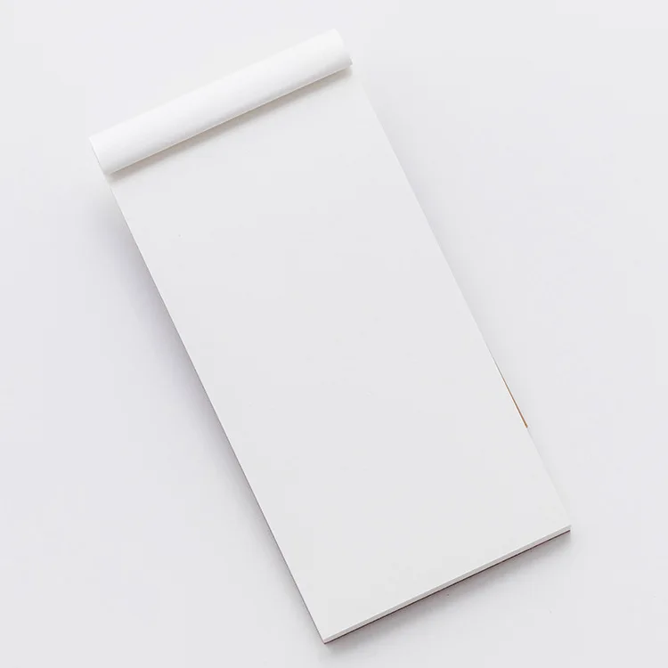 Blank 1Pcs Корейский милый крафт-блокнот, креативный, чтобы сделать список, бумажный блокнот для заметок, новинка, для путешествий, школы, офиса, канцелярские принадлежности, блокнот, планировщик, проверка покупок - Цвет: Blank 1Pcs