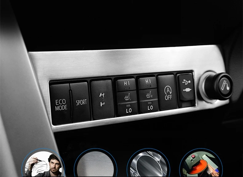 Декоративный источник питания для Toyota RAV4 2014 2018 прикуриватель с блестками