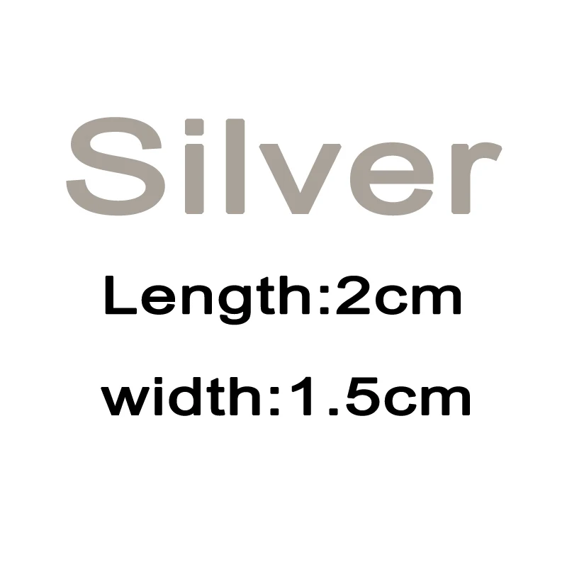 Silver2x1.5 20 шт./лот никелированные блесны лезвия DIY гольян VIB Поппер рыболовные приманки аксессуары блесток точность полировка шум FO314 - Цвет: Silver2x1.5