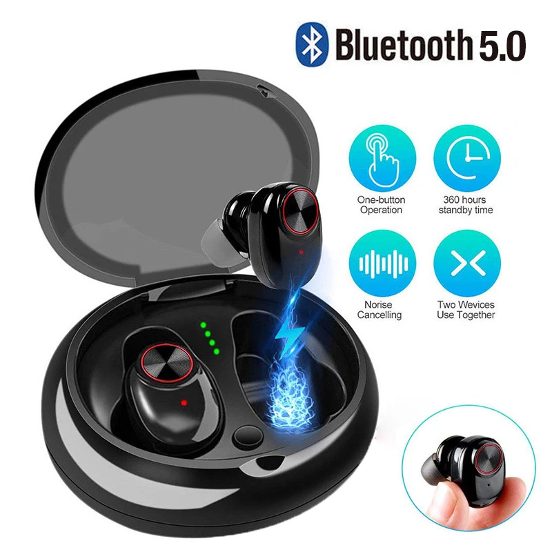 Teamyo V5 Bluetooth 5 0 гарнитура 6 часов воспроизведения Беспроводной наушники IPX7