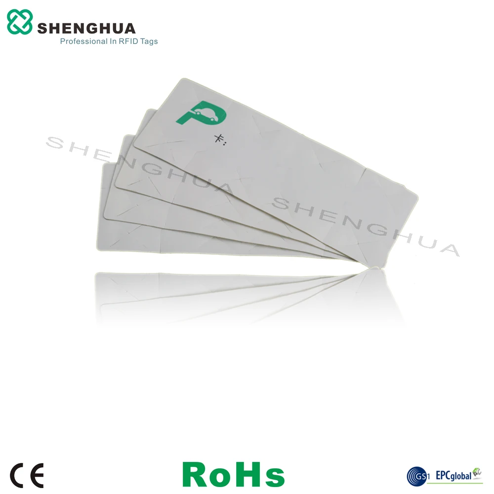 

200pcs/pack 915MHz UHF Writable RFID Windshield Tag Adhesive UHF Passive Label Sticker for Vehicle Identification