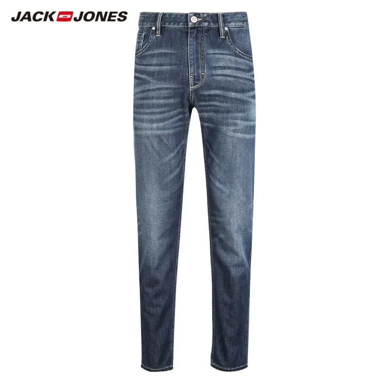 Мужские облегающие укороченные джинсы JackJones до щиколотки мужская одежда
