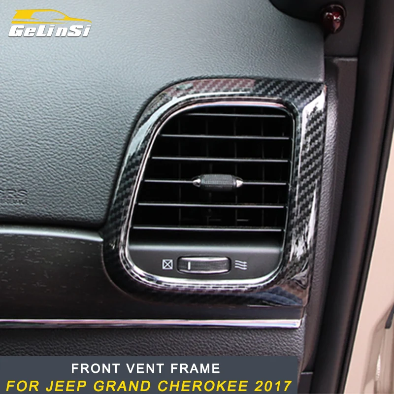GELINSI Передняя вентиляционная рамка Накладка аксессуары для интерьера Jeep Grand Cherokee