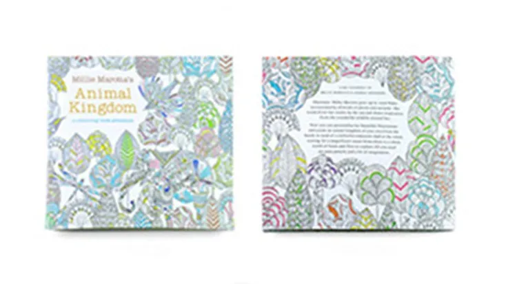 The Secret Garden, 4 шт, английское издание, цветная книга для взрослых и детей, антистресс, мандала, тихий цветной рисунок, 24 страницы, 18,5*18,5 см
