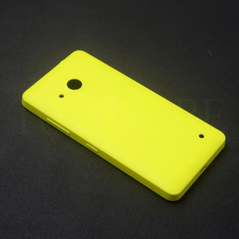 yellow Задняя крышка батарейного отсека для microsoft lumia 550 задняя крышка для nokia 550 задняя крышка чехол+ 1 пленка для экрана - Цвет: yellow