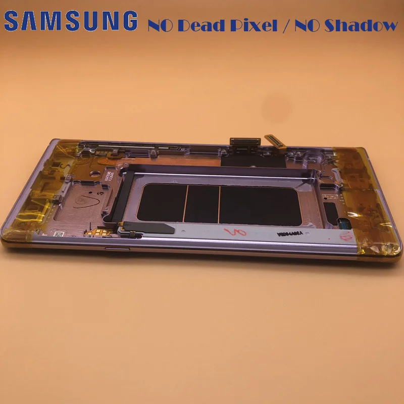 Не выгорают, тень 6,4 ''Оригинальное Дисплей для samsung Galaxy Note 9 SM-N9600 N9600F N960F ЖК-дисплей Сенсорный экран в сборе с рамкой