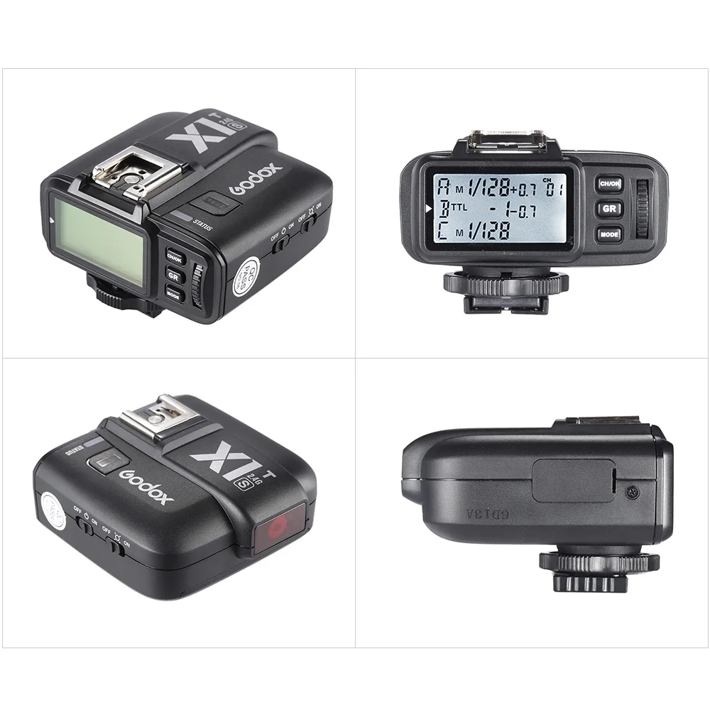 Godox X1T S TTL 1/8000S HSS дистанционный триггер передатчика встроенный 2 4G Беспроводная