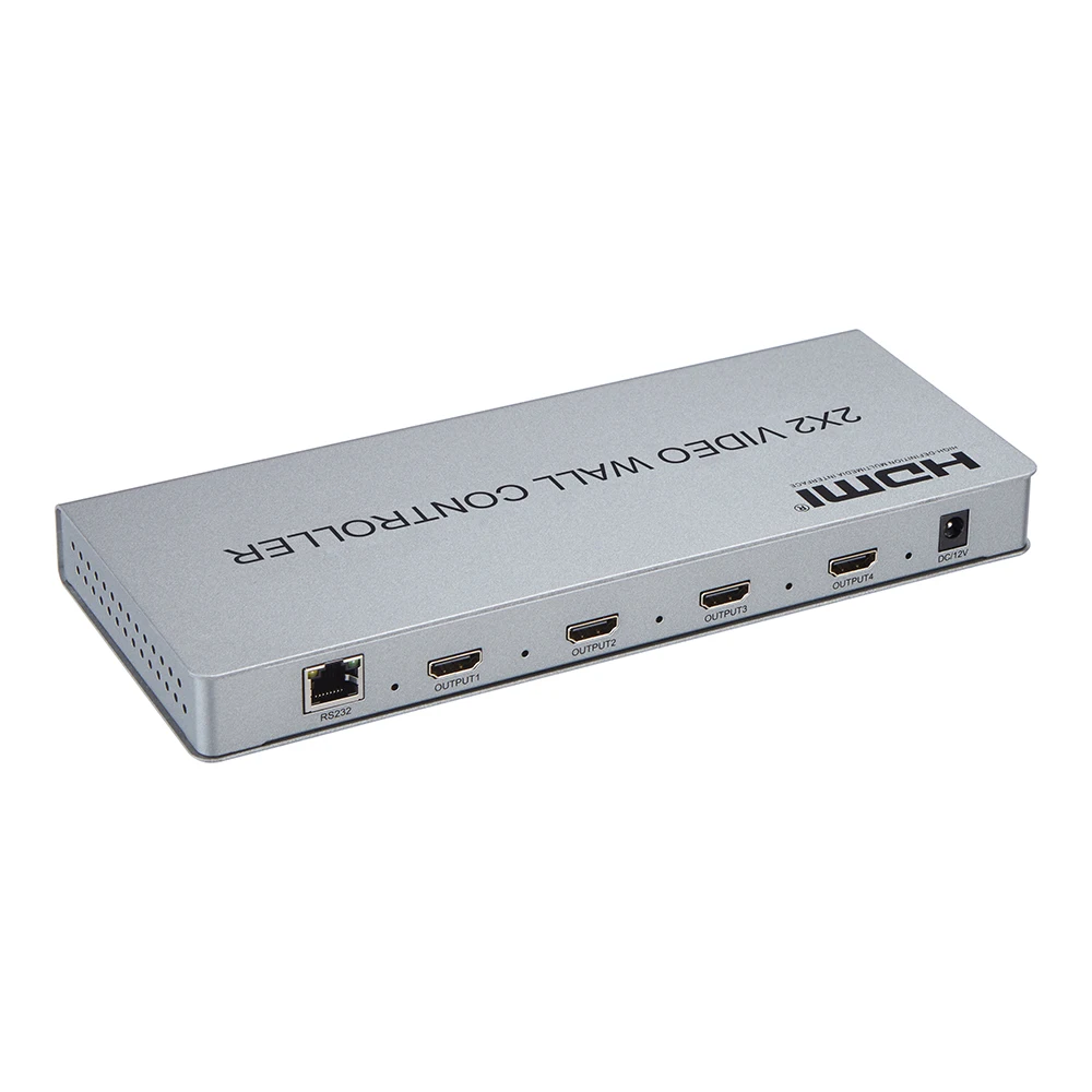 HDMI видео настенный процессор 1080P видео настенный контроллер 2x2 HDMI/DVI вход поддержка 7 режимов сращивания 1x1 1x2 1x4 2x2 2x1 3x1 4x-1 шт
