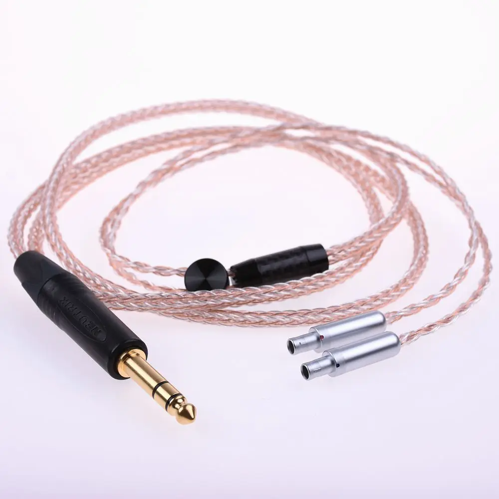 Hi end 16 ядер 5N Pcocc посеребренный кабель для наушников обновленный SENNHEISER