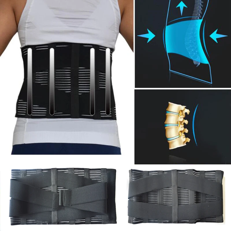 Поясничный Ортопедический Корсет грыжа диск скобка Fajas Ortopedicas нижняя часть спины Поддержка корсет на поясничном позвоночнике боли в спине пояс