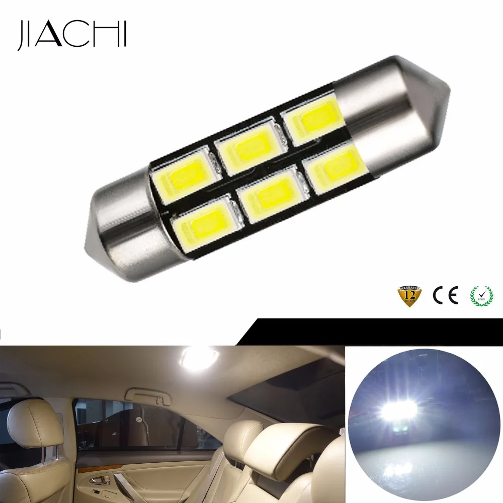 JIACHI 100 x Заводская поставка Festoon W5W светодиодный светильник 36 мм 5630 6 s