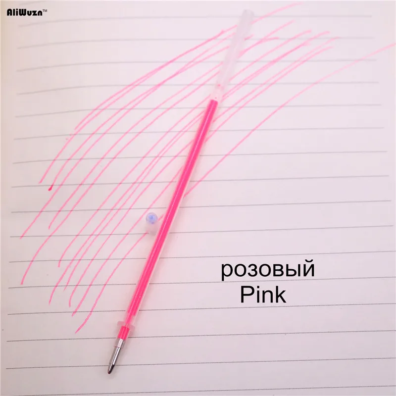 20 шт, цветные гелевые ручки, флуоресцентные, сменные, 1,0 мм, наконечники для ручек, Длина 129 мм, в форме пули, гладко пишут, студенческие канцелярские товары, магазин