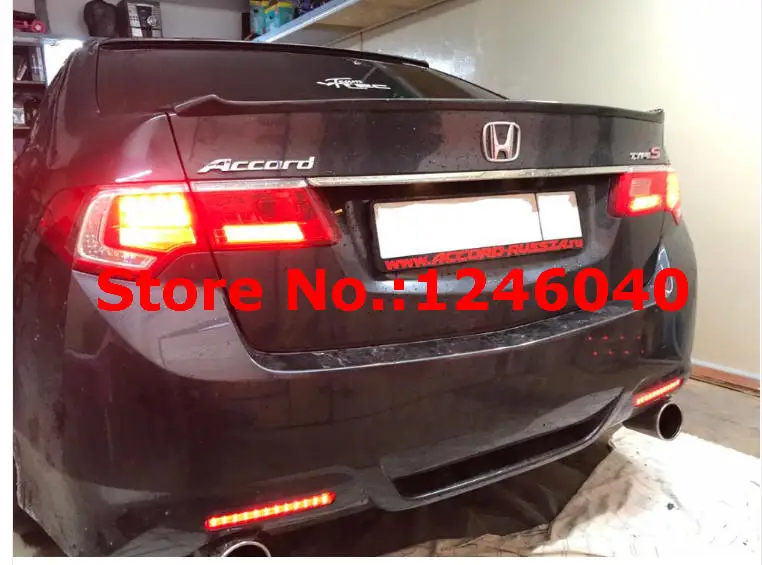 Подходит для Acura TSX Sedan 09-14 Honda Accord MK VII 08-15 Светодиодный отражатель заднего бампера задний стоп Стоп задний противотуманный фонарь