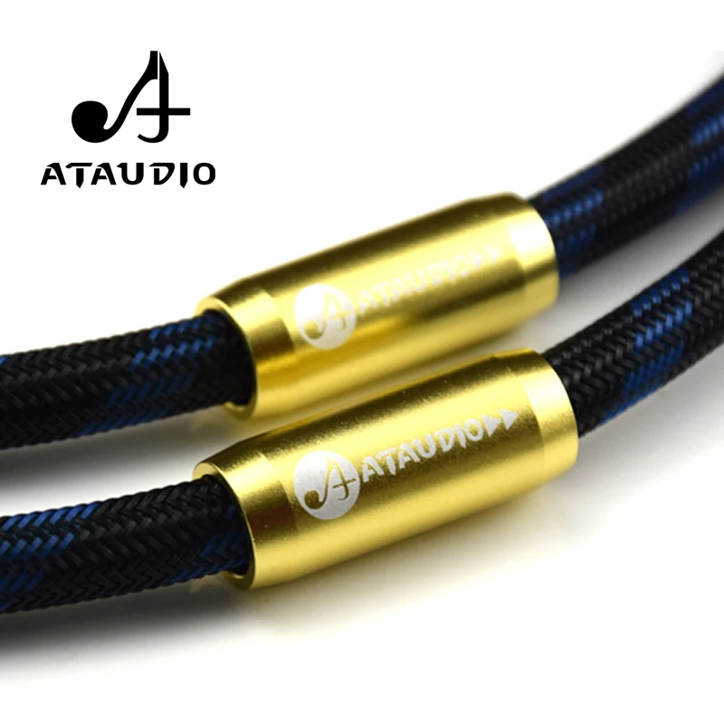 ATAUDIO Hifi медный и серебряный shuffling XLR кабель Hi-end позолоченный 2xlr | Электроника
