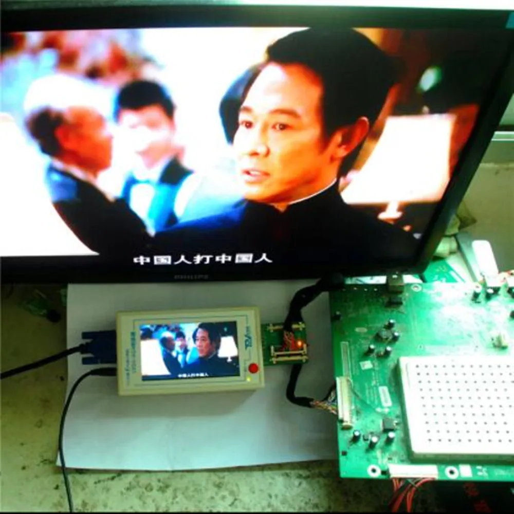 Официальный конвертер TV 160 LVDS с обратной связью VGA (с версией ЖК экрана) ЖК/LED