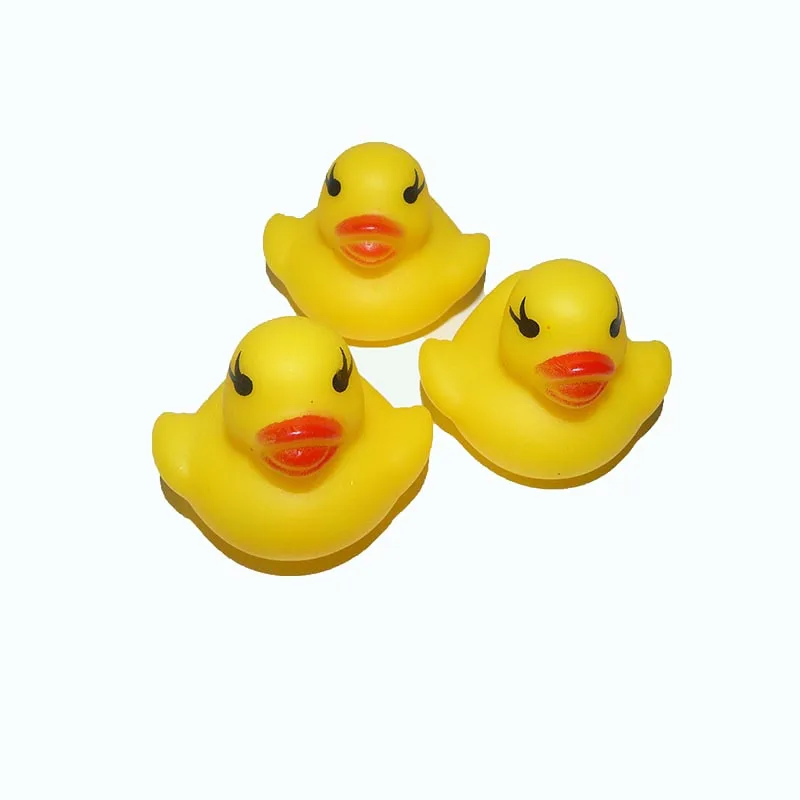 4 шт./лот Детские водяные игрушки плавающие детские для игры в воде Желтая