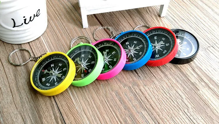 Бесплатная Доставка 20 шт./лот мини компасная цепочка компас-брелок | Украшения и