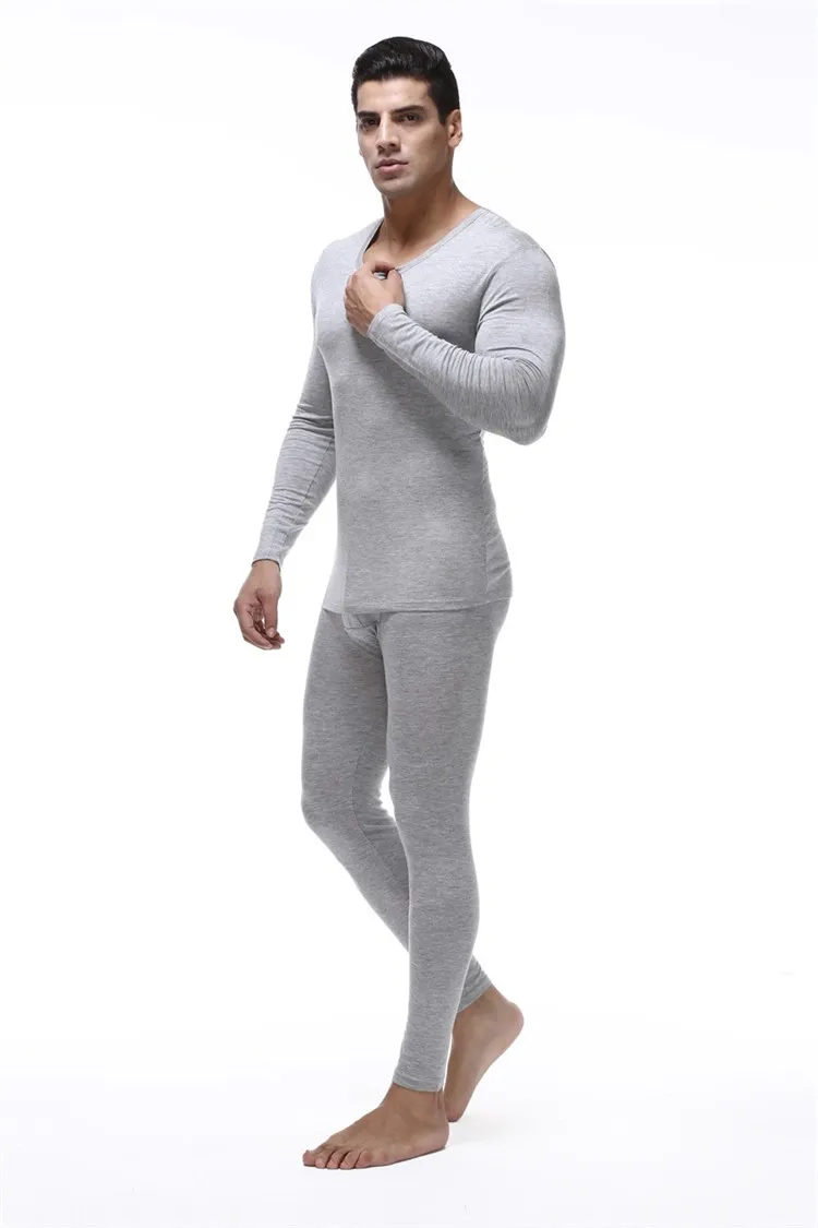 Высокое качество, мужское нижнее белье, костюмы размера плюс, 7XL, Модальные, мягкие, с o-образным вырезом, кальсоны, наборы, топы и штаны, Модальные, мужские пижамы, костюмы