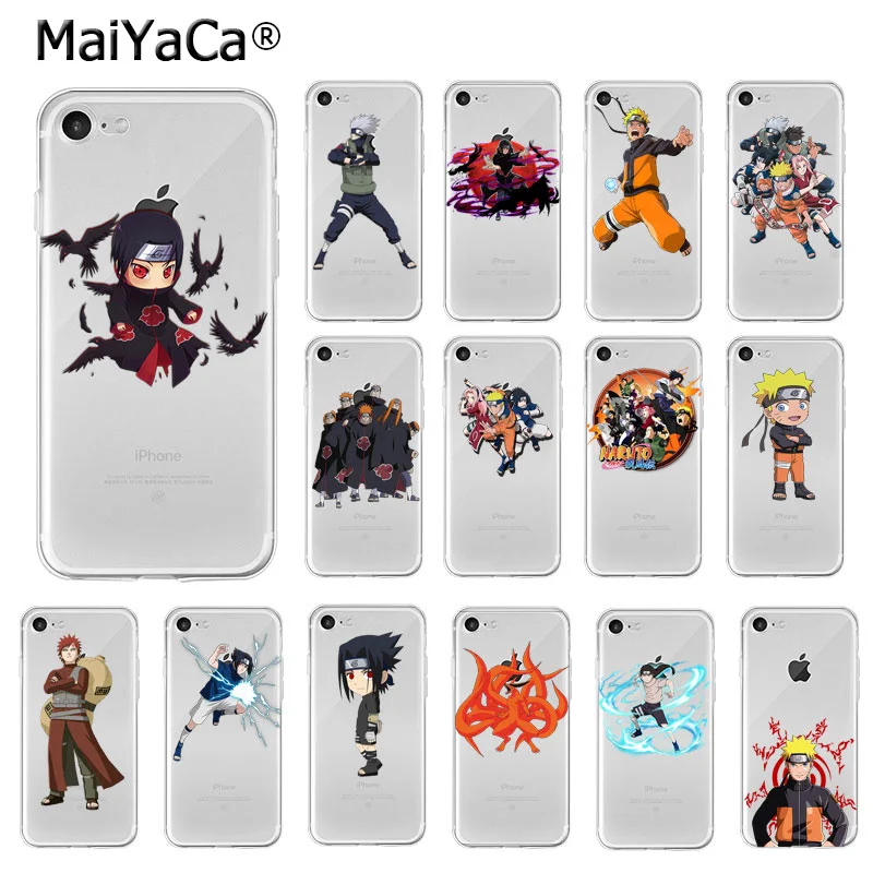 MaiYaCa Аниме Наруто Саске Какаши Итачи боль ТПУ мягкий чехол для телефона iPhone 5 5Sx 6 7