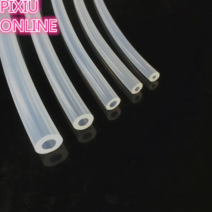 

1PCS/LOT YT900B Transparent Hose 8# ID 4 mm*OD 6 mm Silicone Tube Tubing for Peristaltic Pumps Plumbing Hoses 1Meter Free Ship