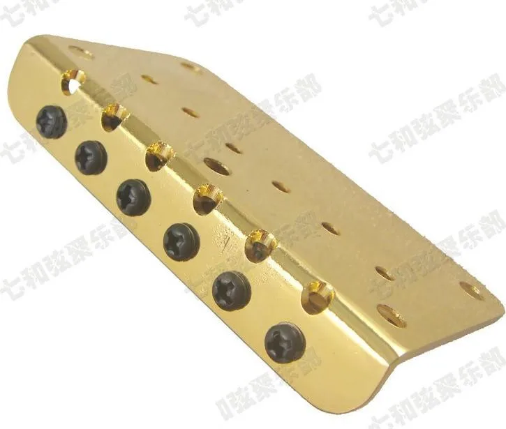 Запчасти для гитары золотые Струны седло твердый хвост верхняя нагрузка мост