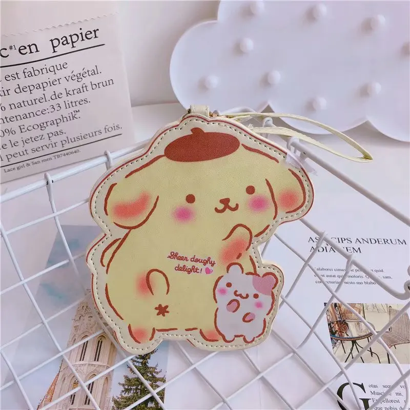 see chart IVYYE, модный, Cinnamoroll Melody, аниме, плюшевый держатель для карт, ПУ, мультяшный, кредитные, ID Сумки, монета, автобус, карта, кошелек, подарки для девочек, новинка - Цвет: see chart