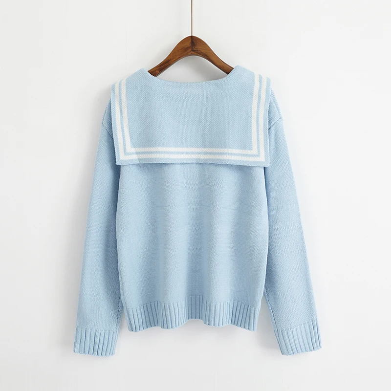 

New Preppy Style Cute Lace-Up Bowknot Crew Neck Knitted Cardigans Sweaters Womens Autumn Winter Long Sleeve Sweater Coat