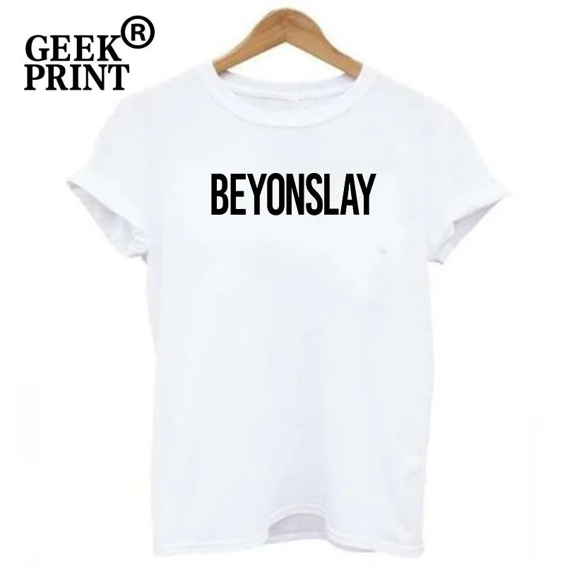 Женские топы BEYONSLAY черная футболка с надписью BEYONCE JAYZ ON THE RUN TOUR 2018 SLAY QUEEN