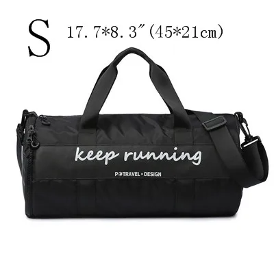 S Size Black Color Большие вместительные дорожные сумки для мужчин и женщин, водонепроницаемые ручные багажные сумки, сумка для переноски чемодана, модная спортивная сумка вещевая сумка - Цвет: S Size Black Color