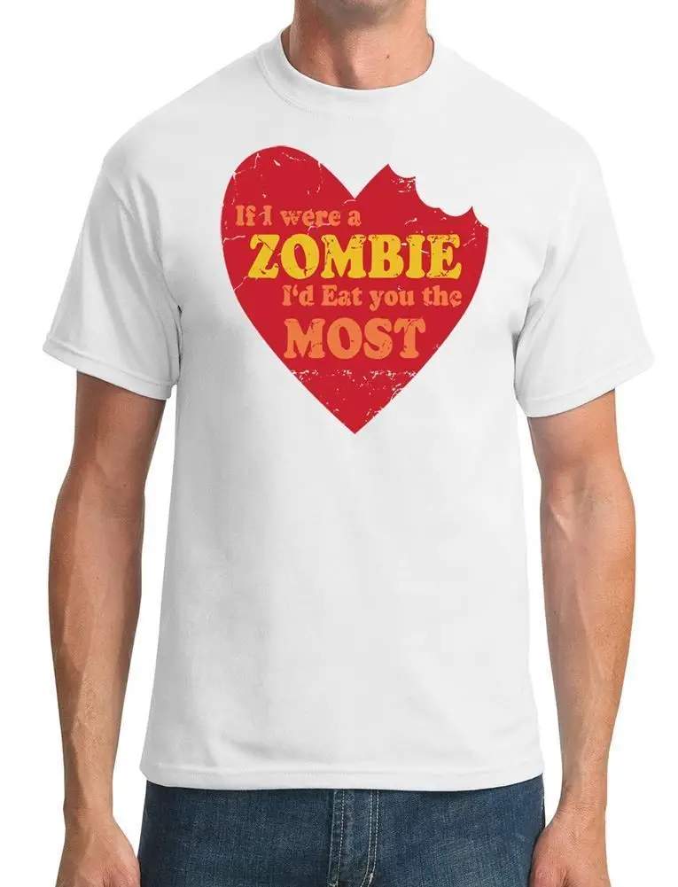Если бы я был зомби съесть вам наиболее смешно Футболка мужская|men t-shirt|t-shirt ment-shirt