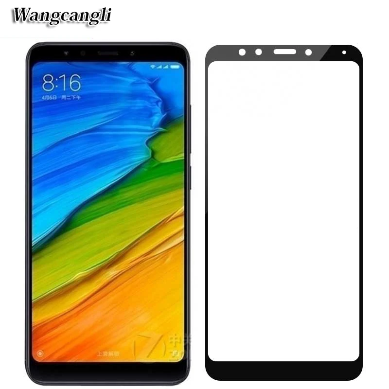 Защитное стекло wangcangli с твердыми краями для xiaomi redmi 5 plus экрана xiomi note 5a prime |