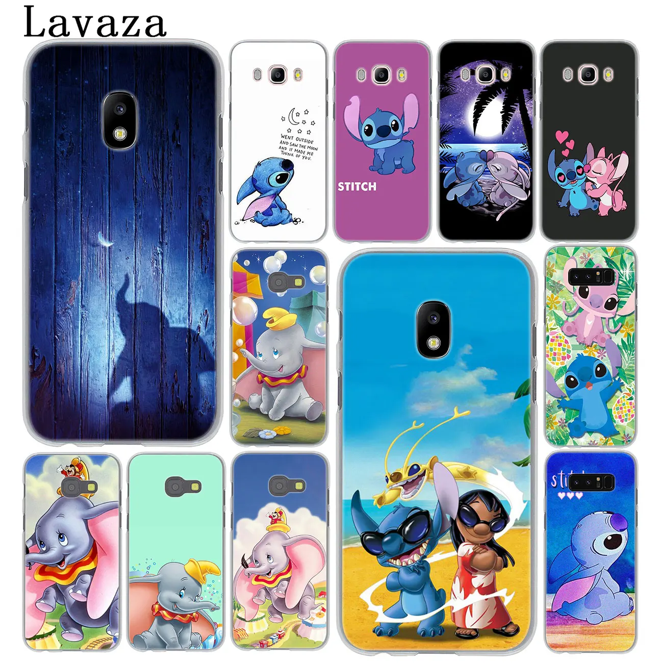 Чехол для телефона Lavaza Dumbo elephant Lilo Stitch Samsung Galaxy J8 J7 Duo J6 J5 J4 Plus 2018 2017 2016 J2 J3 Prime