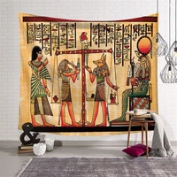polyester 150150 cm egypt girl pattern carpet throw tapestry yoga mat sleeping wall hanging traveling camping tapestry
