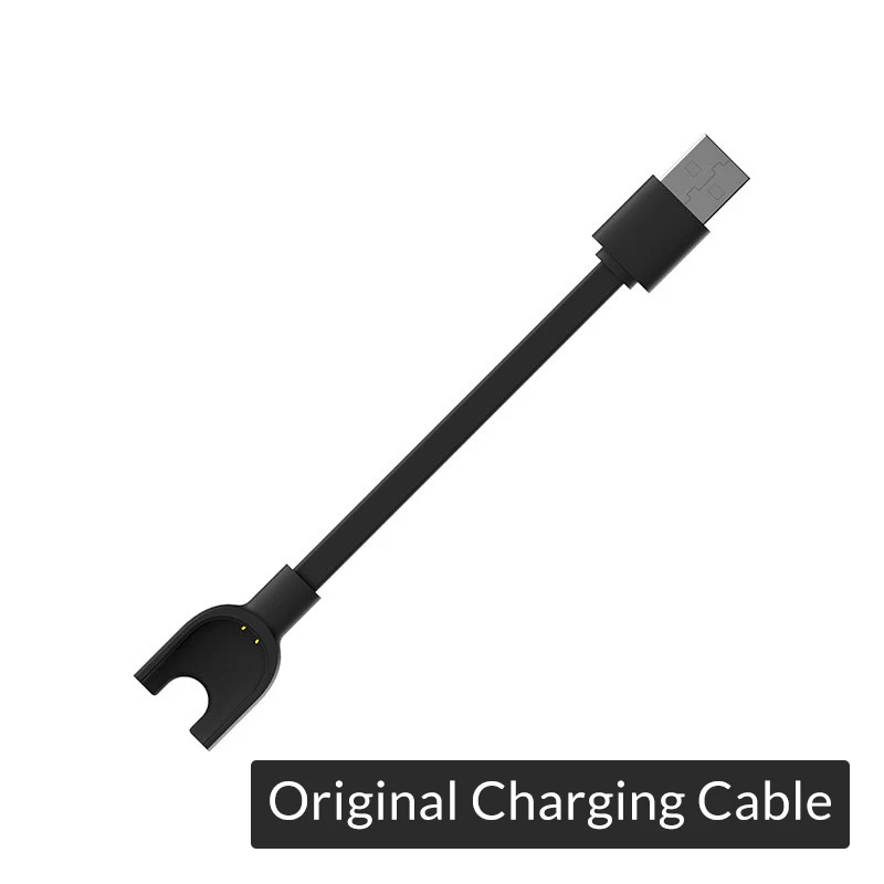 Charging Cable Xiaomi mi ремешок 3/4 ремешок для часов Силиконовый ремешок для Xiaomi mi 3 аксессуары браслет mi Band 3 ремешок для смарт-браслета - Цвет: Charging Cable