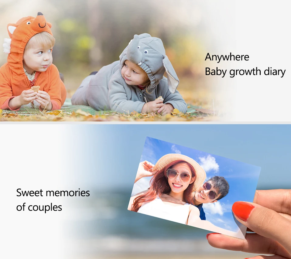 huawei Honor фотопринтер AR Zink портативный принтер Карманный Bluetooth принтер поддержка DIY поделиться 500 мАч Карманный принтер